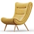  Lounge Chair with Ottoman 3D model small image 3