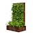 Outdoor Greenwall Plant Box 3D 3D model small image 2