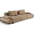 Luxurious Visionnaire Donovan Roll Sofa 3D model small image 4