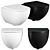 Geberit Acanto Rimless Wall Toilet 3D model small image 1