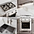 Customizable Neoclassic Kitchen Set 3D model small image 8