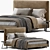 IKEA Dunvik Bed 3D Model 3D model small image 1