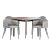 Rustic Dining Set: Laredoute Collection 3D model small image 2