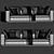 Modern 3-Seater Fabric Sofa 3D model small image 3