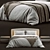 Elegant Flou Olivier Bed Frame 3D model small image 2