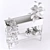 Consuela Console Stand for Flowers 3D model small image 5