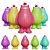 LCX Hong Kong Charity Bear Sculptures 3D model small image 1