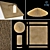 Thatched Roof Set Construction Kit 3D model small image 6