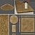 Thatched Roof Set Construction Kit 3D model small image 11