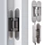 Brush Metal Doors & Handles 3D model small image 7