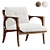 Modern Elegant SELVA Armchair 3D model small image 2