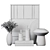 Modern Decor Set 2014 by Corona 3D model small image 3