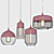 Nordic Glass Pendant LightgetModeling 3D 3D model small image 3