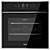 TEKA HLB 860 Oven, Black-SS 3D model small image 1