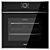 TEKA iOVEN BLACK-SS Multifunctional Oven 3D model small image 1