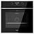 TEKA Black Steakmaster Oven 3D model small image 1