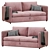 Modern Wagon Sofa Set 3D model small image 1