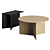 Origami-inspired Geometric Wood Table 3D model small image 1