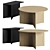 Origami-inspired Geometric Wood Table 3D model small image 4