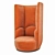 Sheep-Inspired High Back Sofa 3D model small image 1