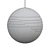 Elegant Glass Pendant Light 3D model small image 2
