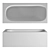 Salini FABIA 180 White Bathtub 3D model small image 1