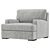 Modern Accent Armchair Furnishings 3D model small image 2