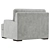 Modern Accent Armchair Furnishings 3D model small image 3