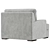 Modern Accent Armchair Furnishings 3D model small image 4