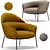 Elegant SWALE Armchair, LaCividina Vol. 2 3D model small image 2