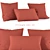 Decorative Pillow Set 01 3D model small image 2