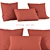 Decorative Pillow Set 01 3D model small image 4