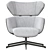 Elegant Camila Armchair Set 3D model small image 5
