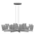 Modern LED Halo Suspension Light 3D model small image 2