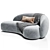 Elegant Julep Chaise Longue Brilliance 3D model small image 2