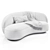 Elegant Julep Chaise Longue Brilliance 3D model small image 4