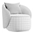 Fendi Armchair Annabelle Design Model 3D model small image 3