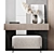 Modern Entryway Furniture Set 3D model small image 3