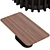  Zaragoza Walnut Dining Table 3D model small image 3