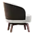 Modern Doyle Armchair Design 3D model small image 3