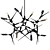  Modern Minimalist Ned Chandelier 3D model small image 1