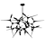 Modern Minimalist Ned Chandelier 3D model small image 4