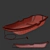 Scandinavian Pulka Snow Sled 3D model small image 2