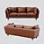 Premium Leather Sofa Div-705 3D model small image 1