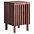 FLUTED Bedside Cabinet by Galvin Brothers 3D model small image 3