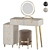 ORLA Modern Vanity Set: Sleek & Functional 3D model small image 3