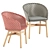 Outdoor Duo: Mbrace Armchair & Rock Table 3D model small image 4