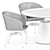 Outdoor Duo: Mbrace Armchair & Rock Table 3D model small image 5