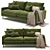 Modern 3 Seater Sofa Collection 🌈 3D model small image 2