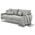 Modern 3 Seater Sofa Collection 🌈 3D model small image 7